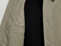 Утепленная куртка с вельветовым воротником