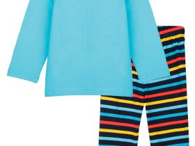 Комплект детский трикотажный для мальчиков: фуфайка (футболка с длинными рукавами), брюки