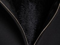 Толстовка на молнии для девочек, Черный