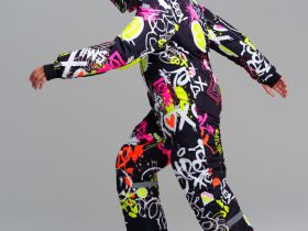 Комбинезон текстильный с полиуретановым покрытием для девочек