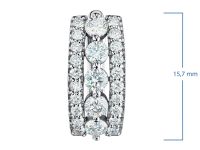 Серьги из белого золота с бриллиантами э4701сг02210925