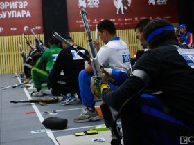 На Играх Манчаары в пулевой стрельбе победила команда Верхневилюйского района