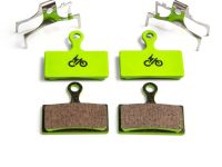 Тормозные колодки для велосипеда Clark's EVRS85 2X2 увеличенной мощности для электровелосипедов (Shimano) (металлизированные (sintered))