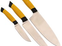 Набор кухонный "Хозяин", ст.VG-10, ц.м.,рук.G10 желтый