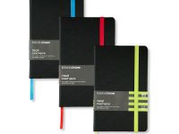 Блокнот для зарисовок Стихия 13х21см 140 г 80 л, твердая обложка цвет черный розовый срез