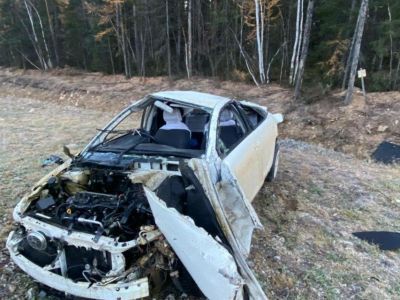 Тяжелые травмы получил водитель автомобиля в результате ДТП в Якутии