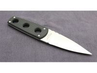 Нож с фиксированным клинком Cold Steel Secret Edge, сталь AUS-8A, рукоять G10, черный