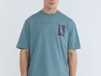 Футболка с принтом, Зеленый