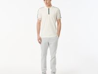 Мужское поло Lacoste из смеси эластичного органического хлопка