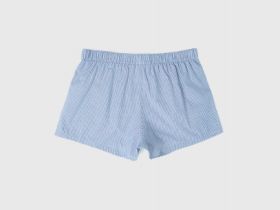 Текстильные трусы-боксеры в полоску, Синий