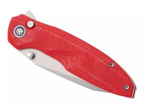 Складной нож Remette Cool Whale, сталь 14C28N, рукоять G10, красный