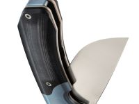 Складной нож Maxace Goliath Black, сталь Bohler K110, рукоять G-10/синий больстер