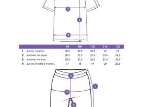 Комплект трикотажный для мальчиков: фуфайка (футболка), шорты