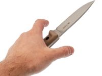 Тактический нож Kizlyar Supreme Sturm, сталь AUS-10Co, рукоять G10, песочный