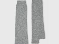 Гетры из пряжи с шерстью, Серый