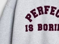 Свитшот с принтом, Серый