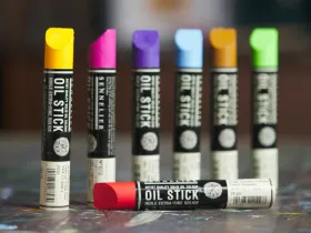 Масляная краска в форме пастели Sennelier "Oil Stick", кадмий желтый светлый, средняя