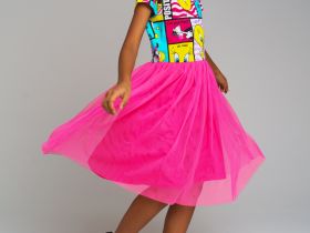 Платье трикотажное для девочек