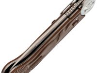 Складной нож Перемен Мысь SW, сталь 8Cr14MoV, рукоять FRN, коричневый