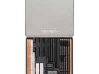 Набор художественных материалов Cretacolor "WOLF BOX" 25 предметов, в металлической коробке