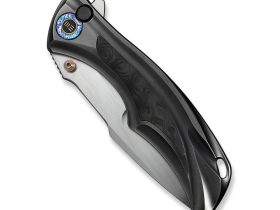 Складной нож WE Knife Tighe Down, сталь M390, рукоять титан/карбон, черный