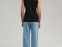 Вязаная майка прилегающего кроя с хлопком