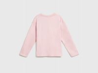 Лонгслив с принтом для девочек, Розовый