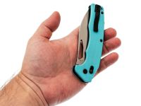 Складной нож Obertech ns-01 Drop point satin, сталь VG-10, рукоять G10, тиффани