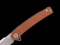 Складной нож Dr.Tech W3613MO, сталь D2, рукоять микарта, оранжевый