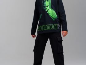 Фуфайка трикотажная для мальчиков (футболка с длинными рукавами)