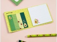 Флажки-закладки и самоклеящиеся блоки в наборе MESHU "Avocado", 74*74мм, 60*15мм, 25л., европодвес