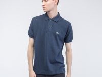 Мужское поло L.12.12 из меланжевой ткани