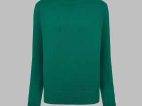 Джемпер полуприлегающего кроя из хлопка