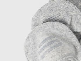 Подследники в рубчик, 3 пары, Серый