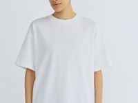 Футболка оверсайз из хлопка, Белый