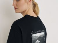 Футболка с географическим принтом O'STIN х Экспедиция, Черный