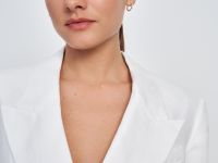 Двубортный укороченный жакет