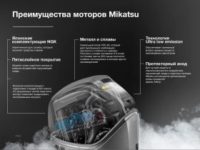 2х-тактный лодочный мотор MIKATSU M30FES-T (2024)
