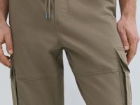 Джоггеры из твила с карго-карманами, Бежевый