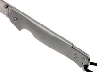 Нож складной Cold Steel Pocket Bushman, сталь 4116, рукоять нержавеющая сталь, серебристый