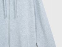 Базовая толстовка на молнии, Серый