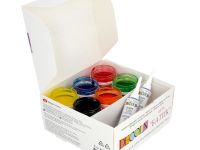 Набор акрила по шелку "Decola" Батик 6 цв +2 контура