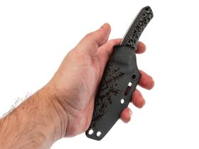 Нож Pocket Wolf Кело, сталь AUS-10, рукоять G10, серый с рисунком