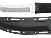 Нож с фиксированным клинком CRKT Hissatsu 2907, сталь 440A, рукоять пластик/резина