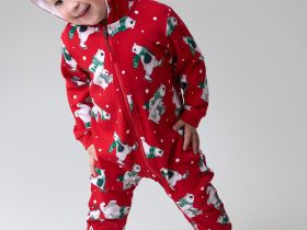 Пижама-комбинезон детская трикотажная для девочек