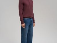 Джемпер прямого кроя из хлопка