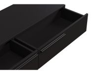 ТВ-тумба подвесная Кимбол 160x20 Черный древесный