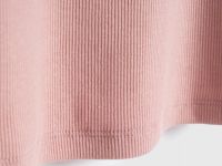 Футболка в рубчик для девочек, Розовый