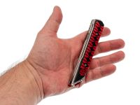 Нож Mr.Blade Hokku D2 SW G10 black red складной с чехлом