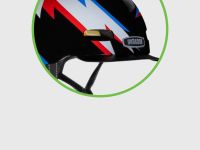 Nutcase Шлем защитный Nutcase Little Nutty Spark, цвет Белый-Черный, ростовка XS